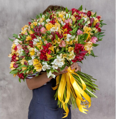 Букет из 101 Альстромерии 7319