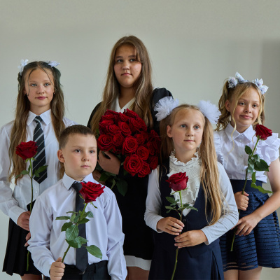 Букет от класса Роза белая с крупным бутоном Эквадор 60 см N 13